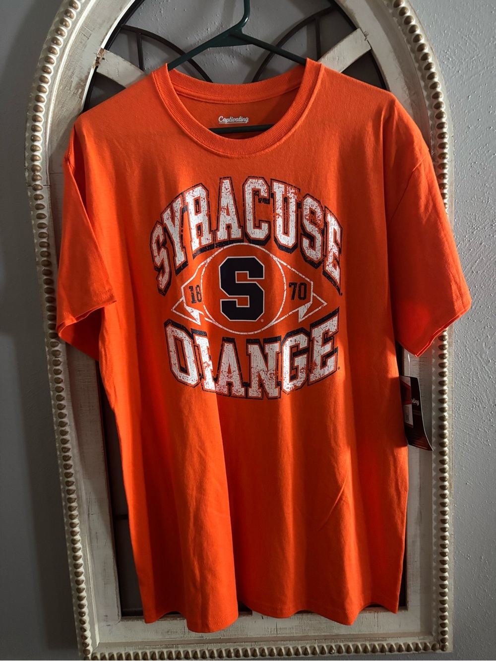 Syracuse Orange Graphic Tee - Orange NWT Large